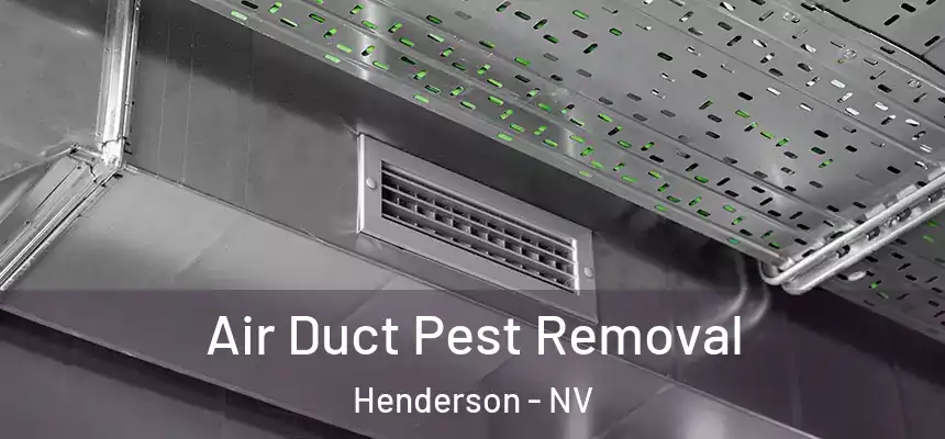 Air Duct Pest Removal Henderson - NV